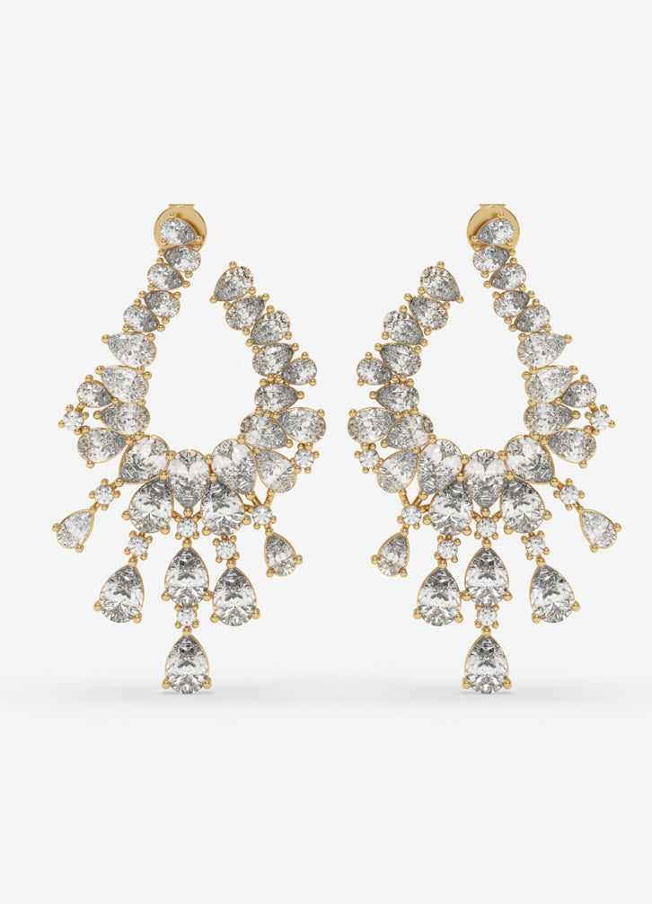 Seraphia Earrings in Yellow Gold