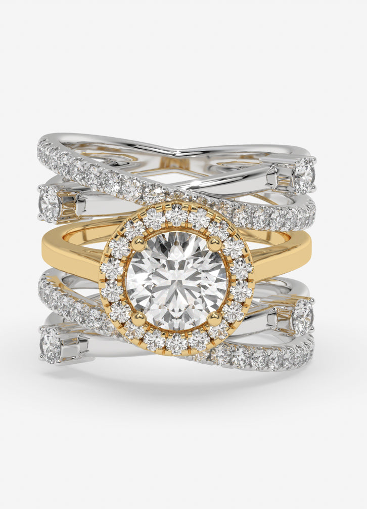 Aurevra Ring in Yellow Gold