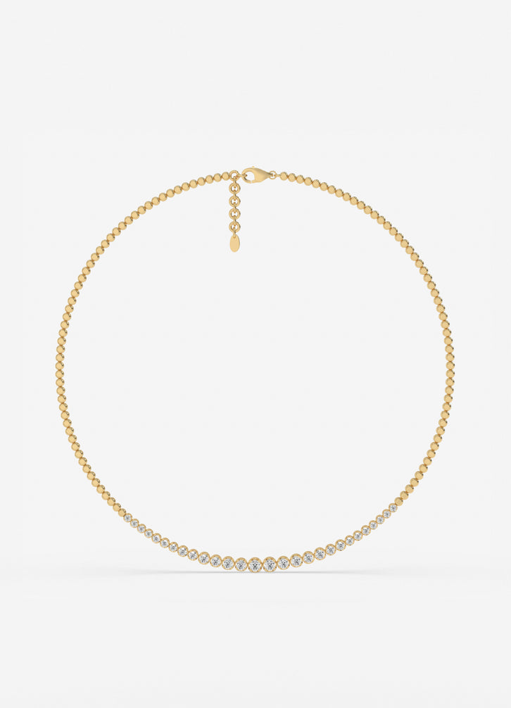 Aurora Necklace in Yellow Gold