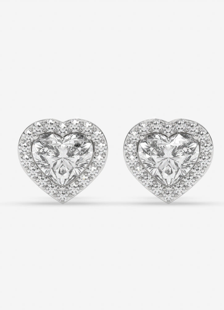 Solmira Studs in White Gold