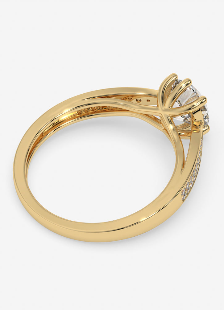 Aurista Ring In Yellow Gold