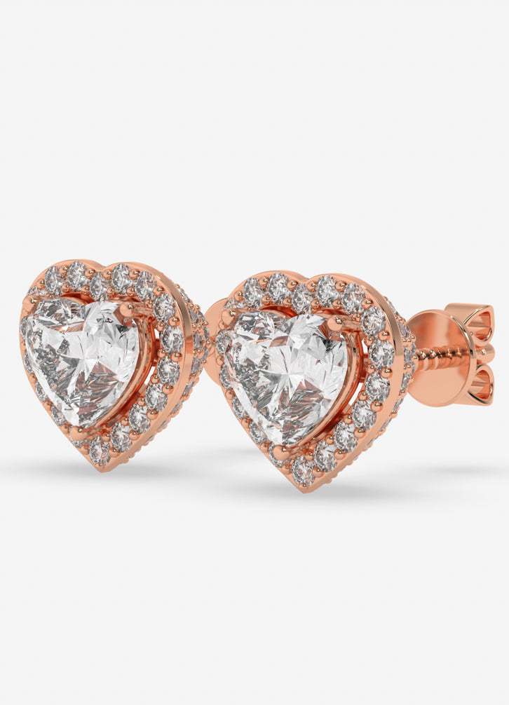 Solmira Studs In Rose Gold