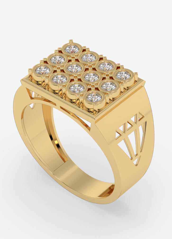 Bravora Ring in Yellow Gold