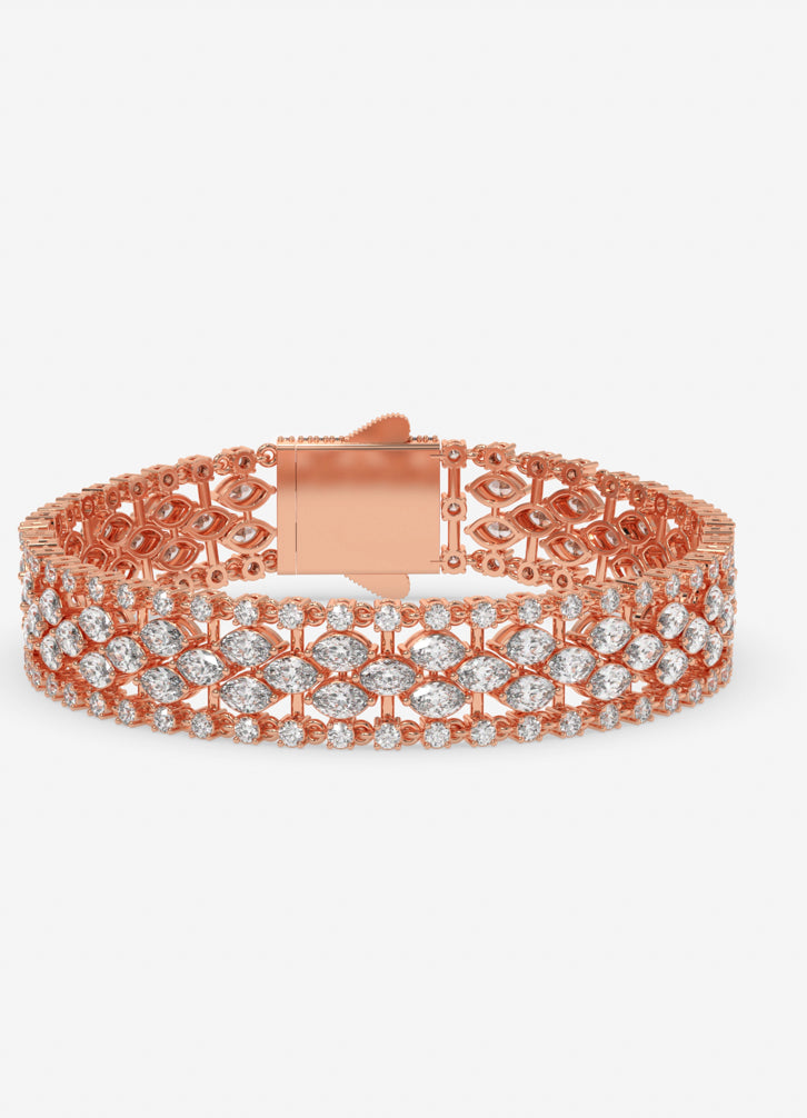 Eterna Spark Bracelet in Rose Gold