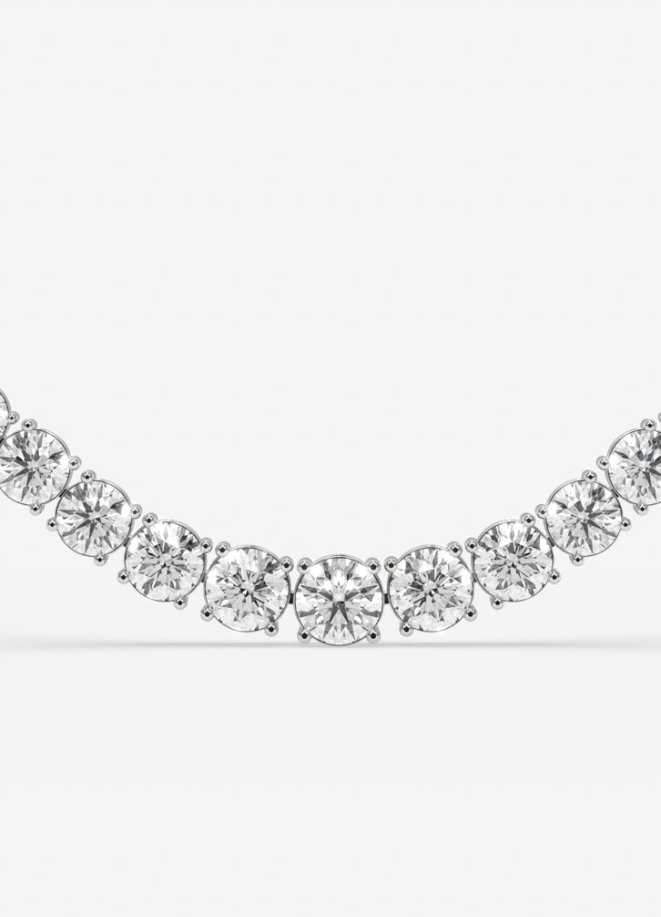 Celestia Radiance Necklace in White Gold