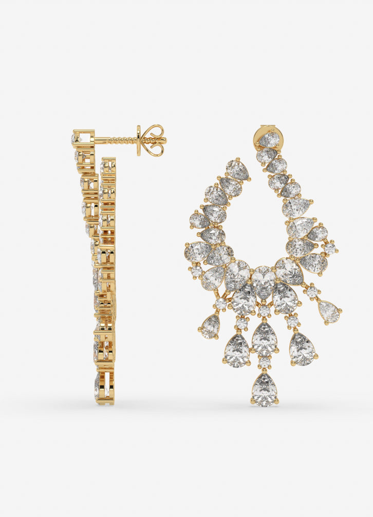 Seraphia Earrings in Yellow Gold