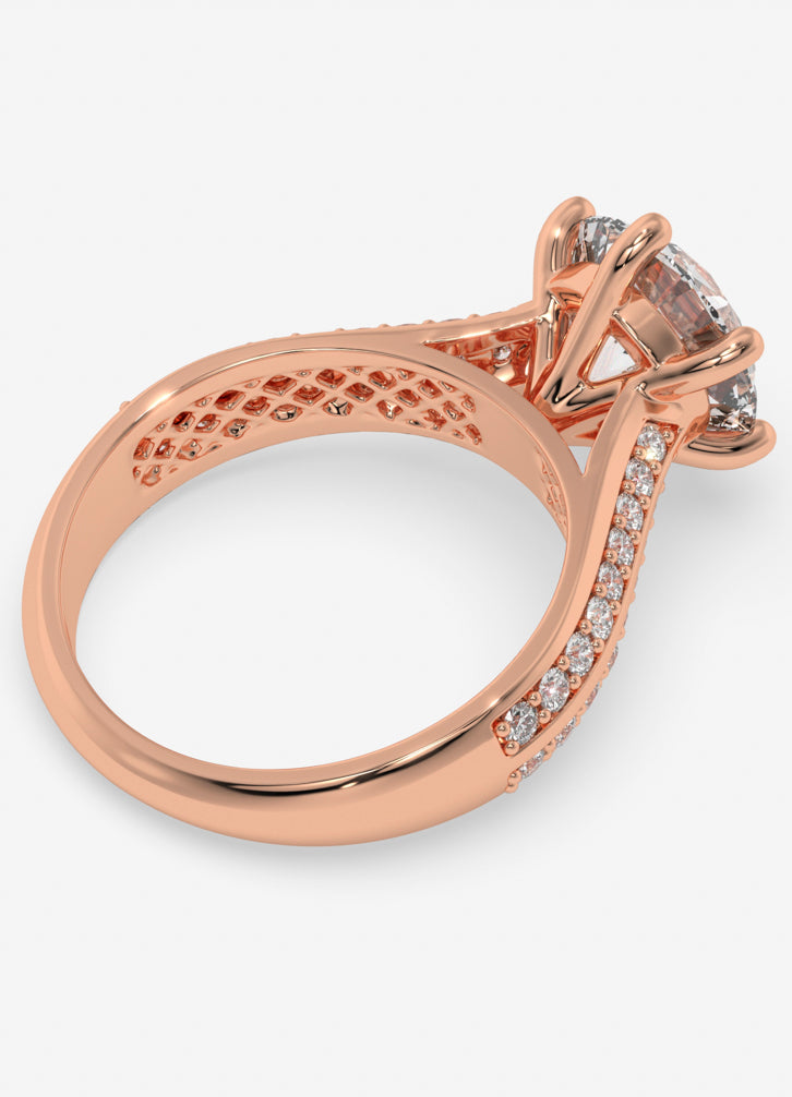 Coralia Ring in Rose Gold