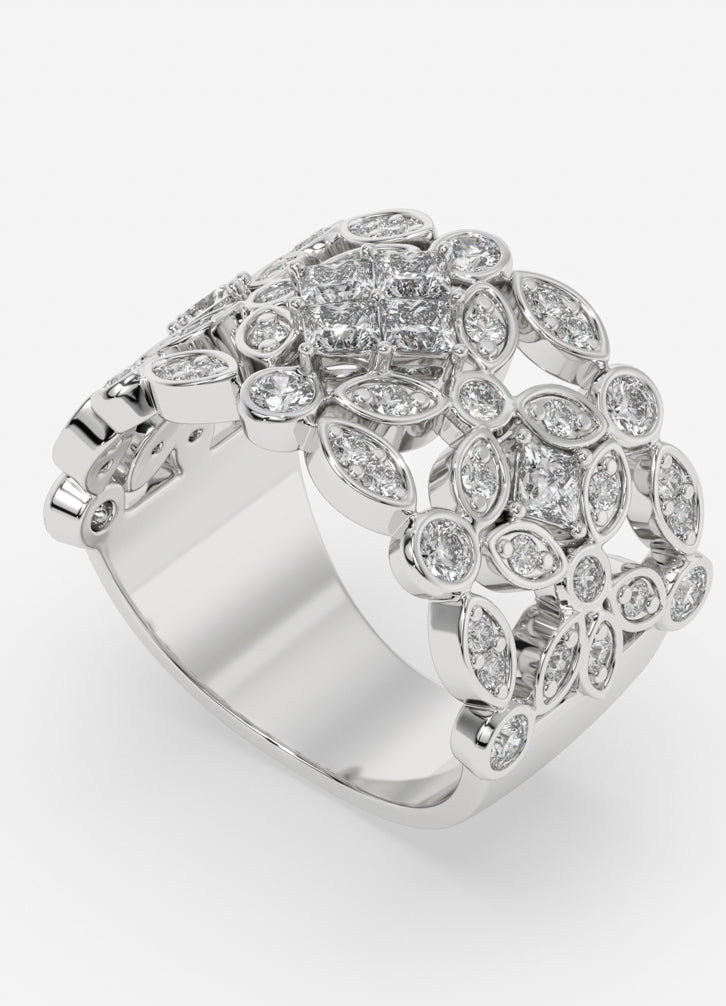 Nireya Ring In White Gold