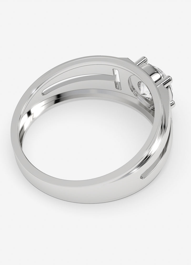 Trovant Ring in White Gold