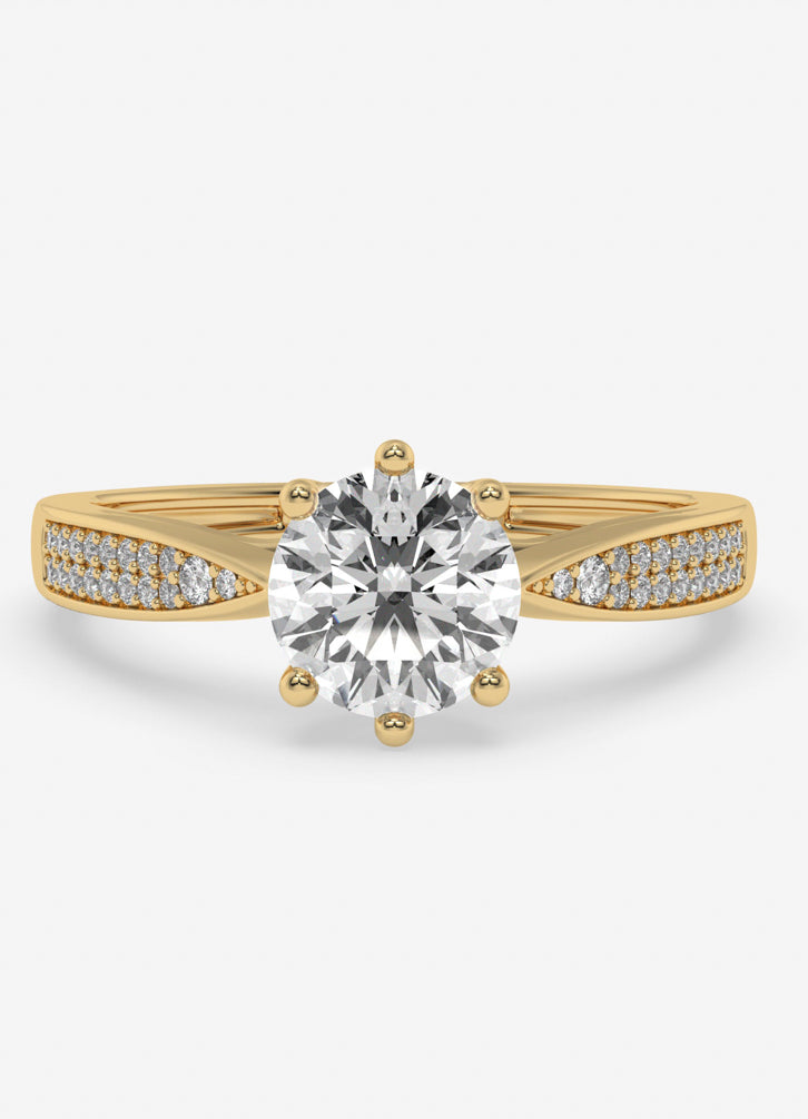 Aurista Ring In Yellow Gold