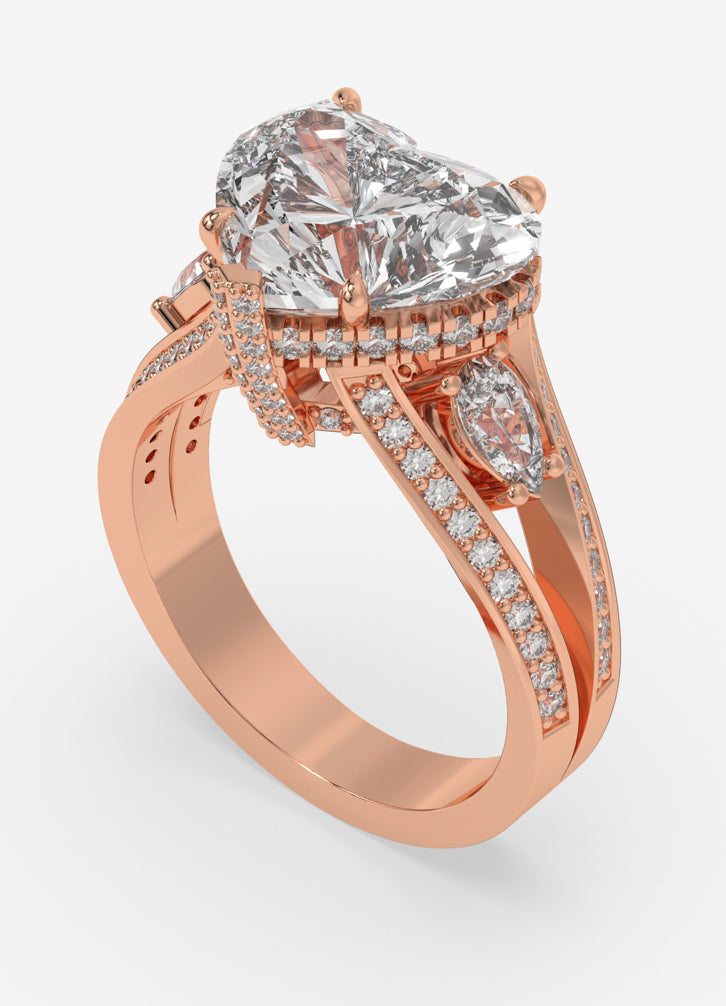 Valerisse Ring In Rose Gold