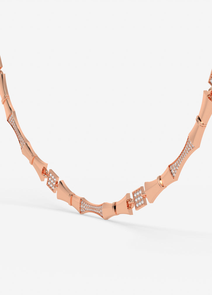 Rosvella Necklace in Rose Gold