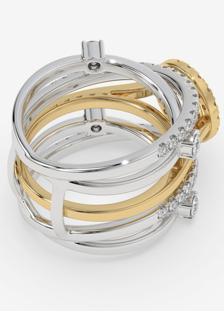Aurevra Ring in Yellow Gold
