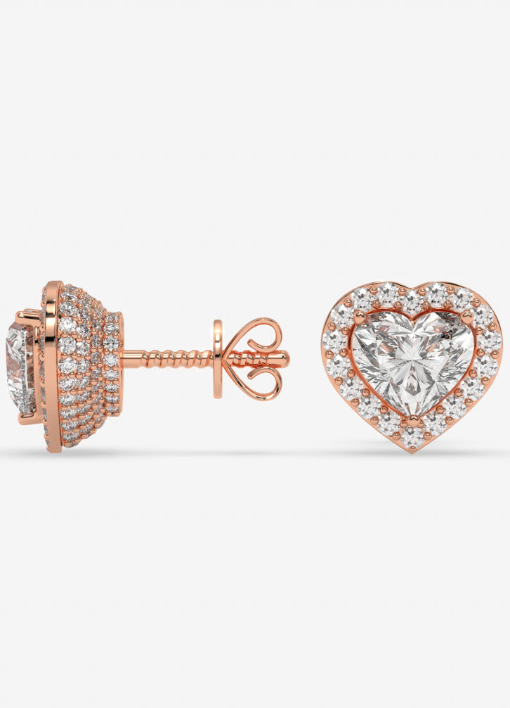 Solmira Studs In Rose Gold
