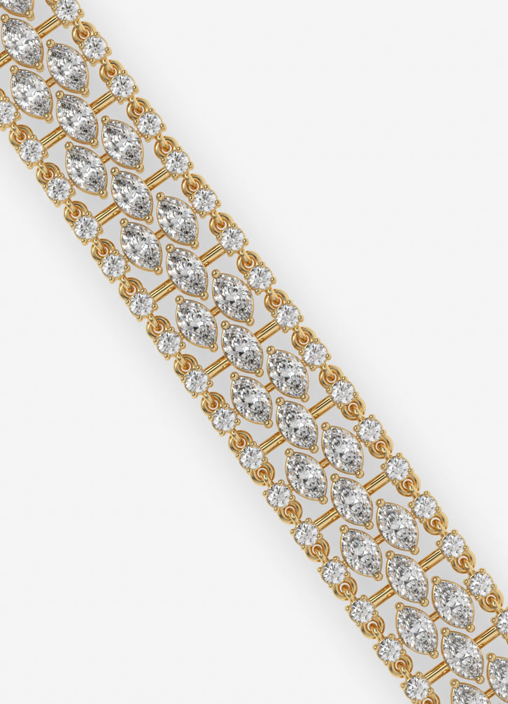 Eterna Spark Bracelet in Yellow Gold