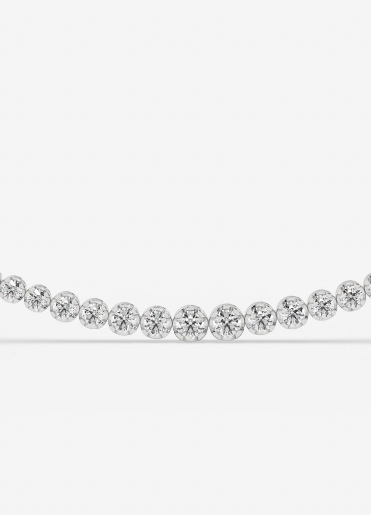 Aurora Necklace in White Gold