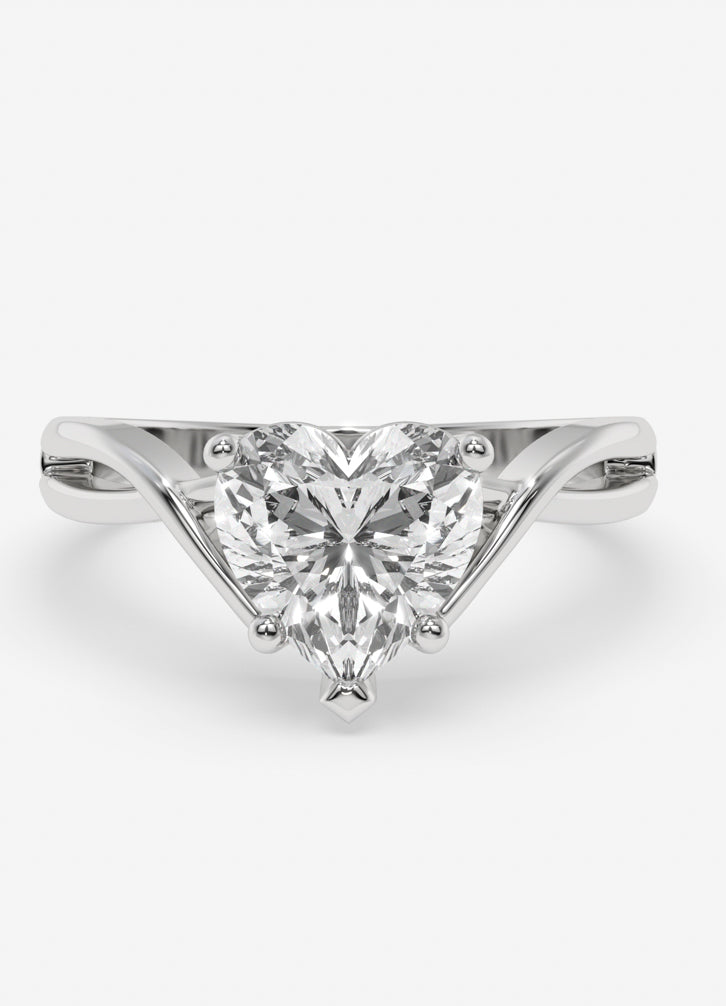 Amora Ring in White Gold