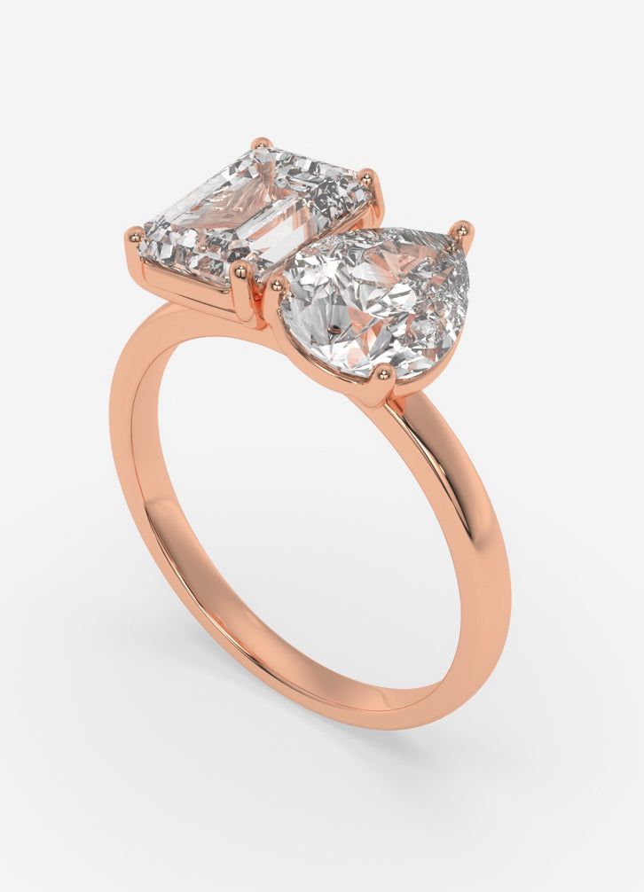 Aelion Ring in Rose Gold