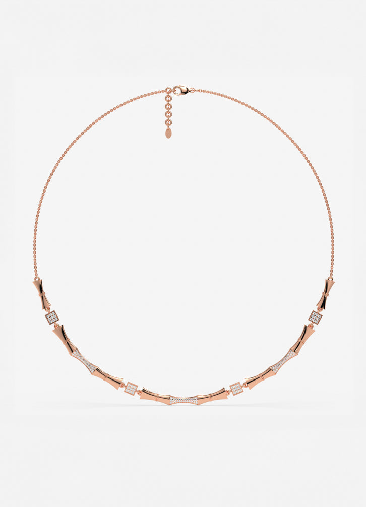 Rosvella Necklace in Rose Gold