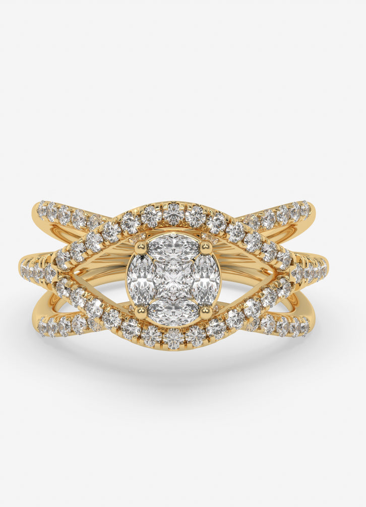 Veylora Ring In Yellow Gold