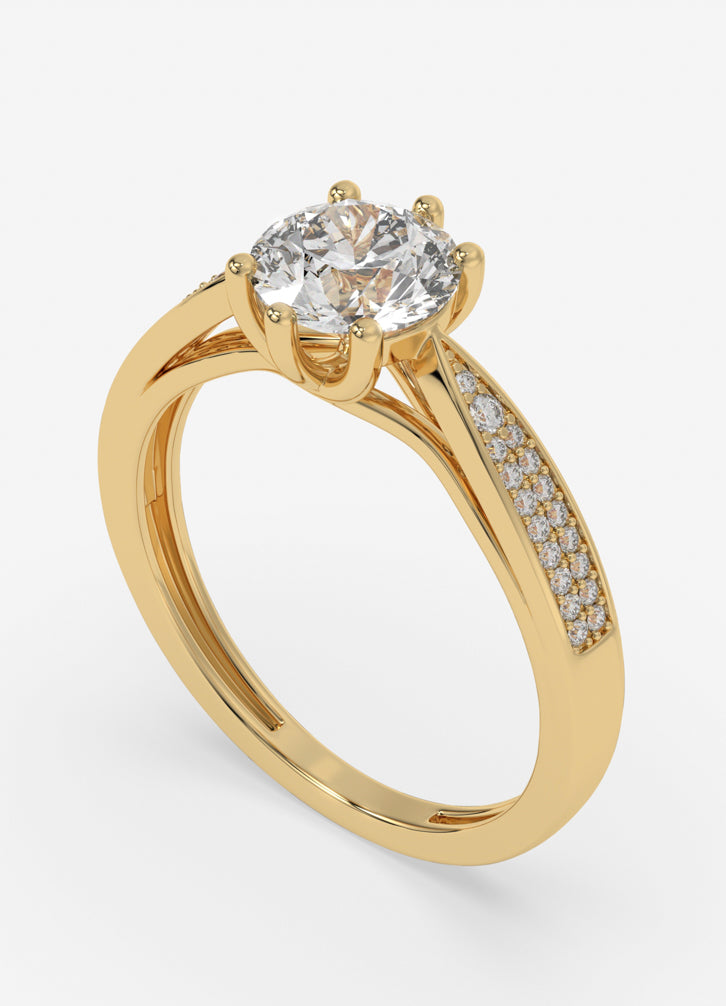 Aurista Ring In Yellow Gold