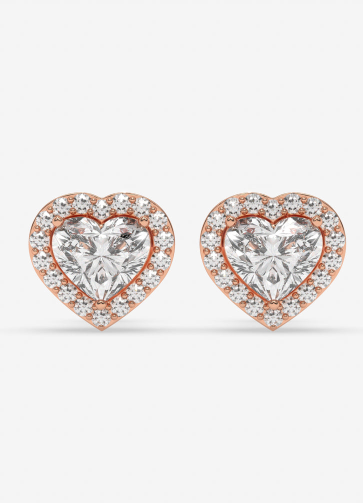 Solmira Studs In Rose Gold