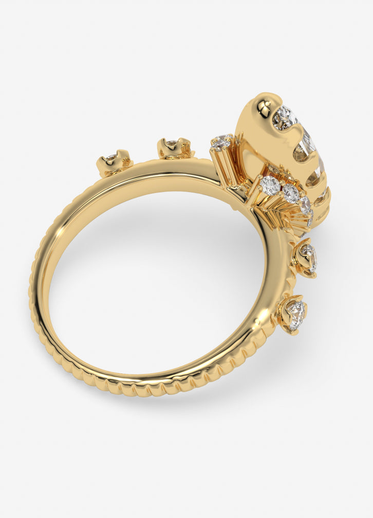 Solvanta Ring in Yellow Gold