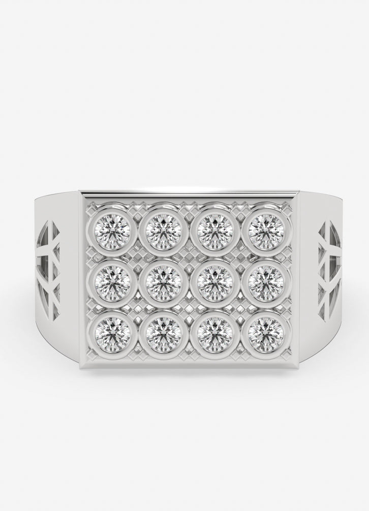 Bravora Ring in White Gold