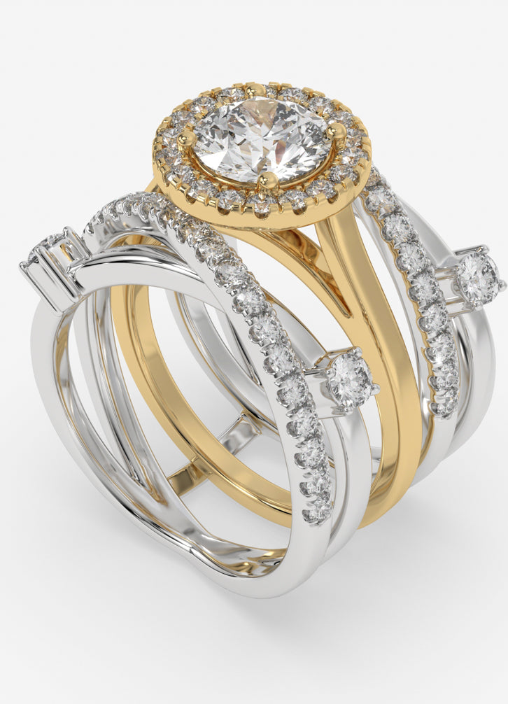 Aurevra Ring in Yellow Gold