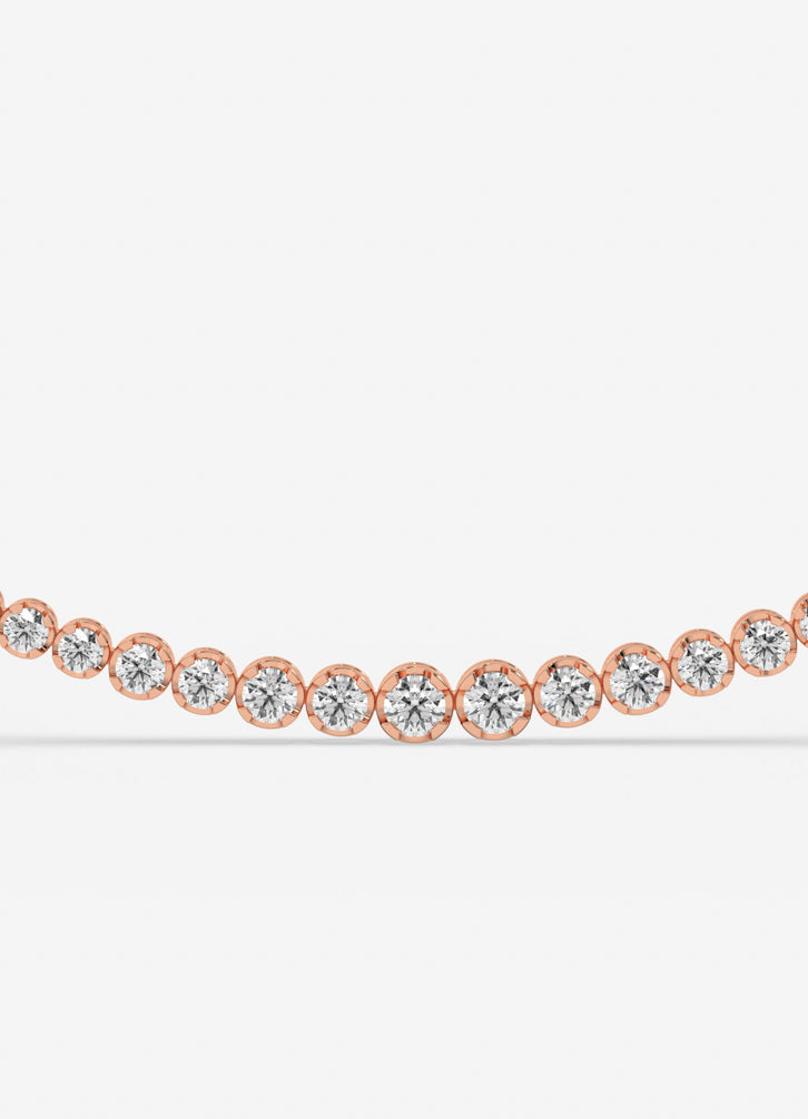 Aurora Necklace in Rose Gold
