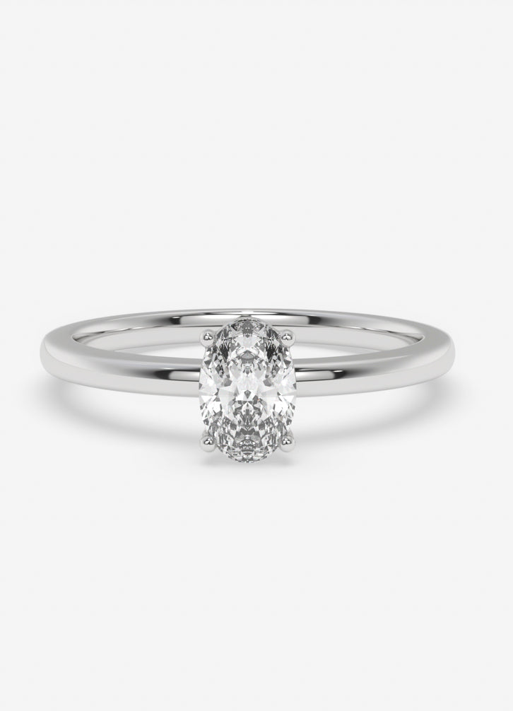 Lumora Ring in White Gold
