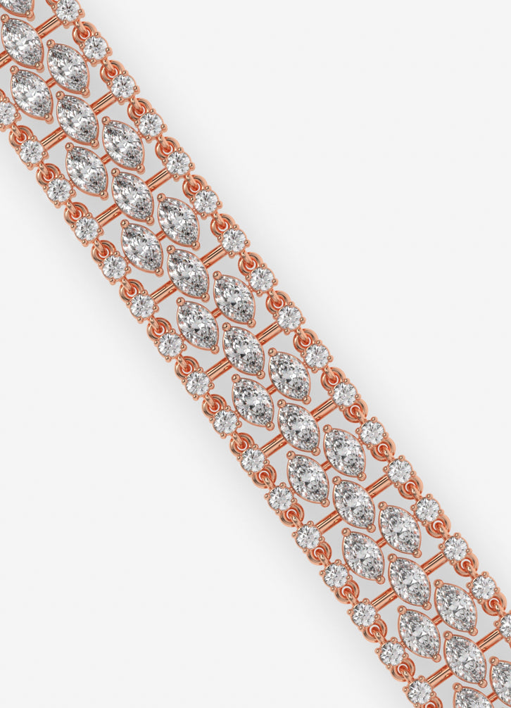 Eterna Spark Bracelet in Rose Gold
