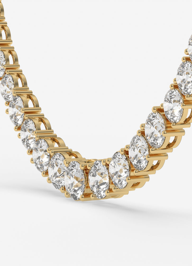 Celestia Radiance Necklace in Yellow Gold