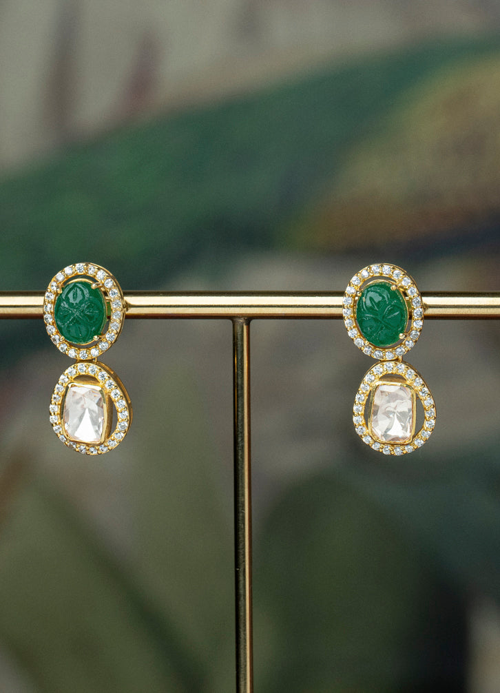 Sabz Patthar Haar Necklace