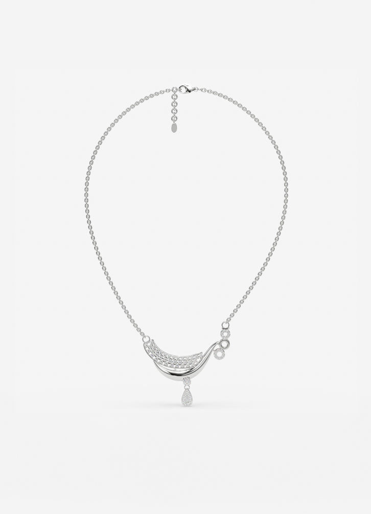 Myssari Pendant in White Gold