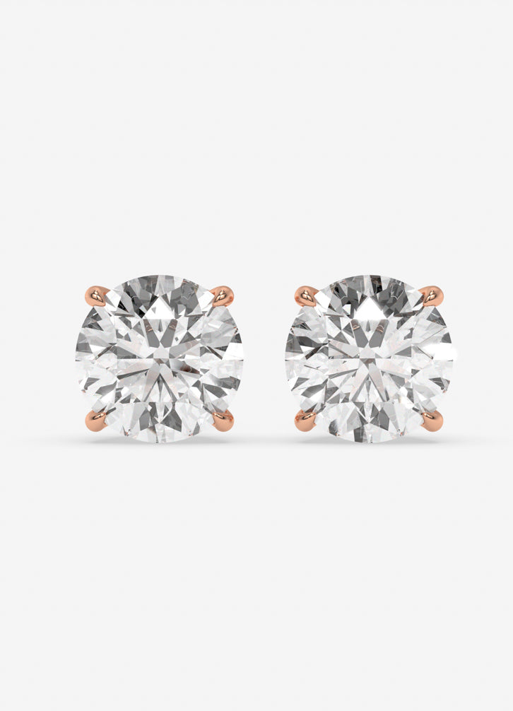 Lustara Studs in Rose Gold