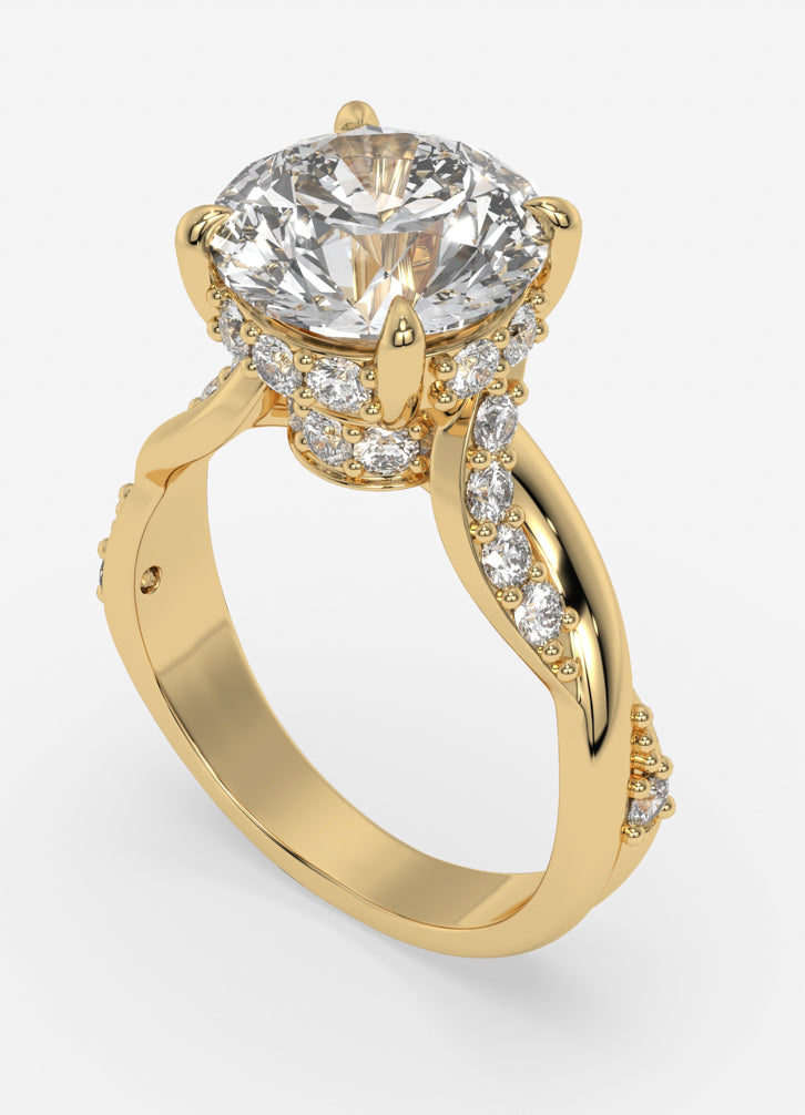 Kaelisse Ring in Yellow Gold