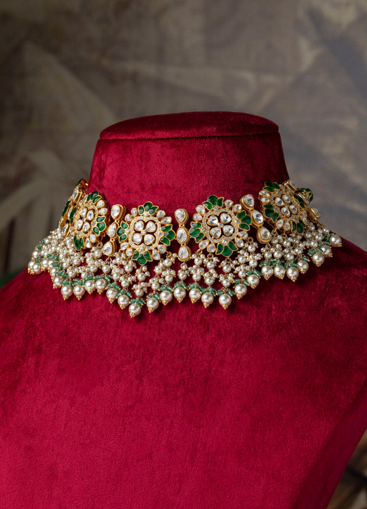 Panna Haar Necklace set