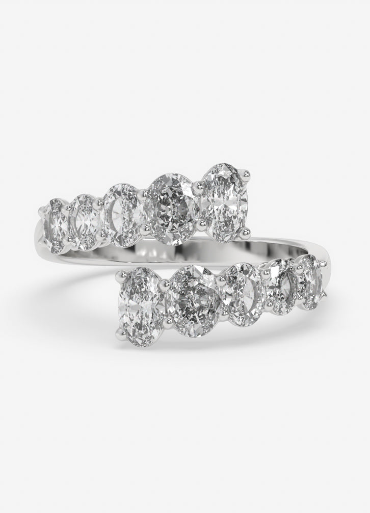 Solvane Ring In White Gold