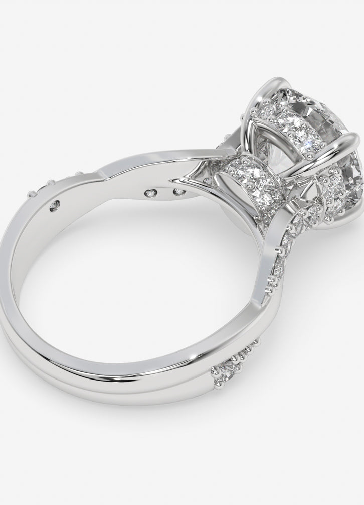 Kaelisse Ring in White Gold