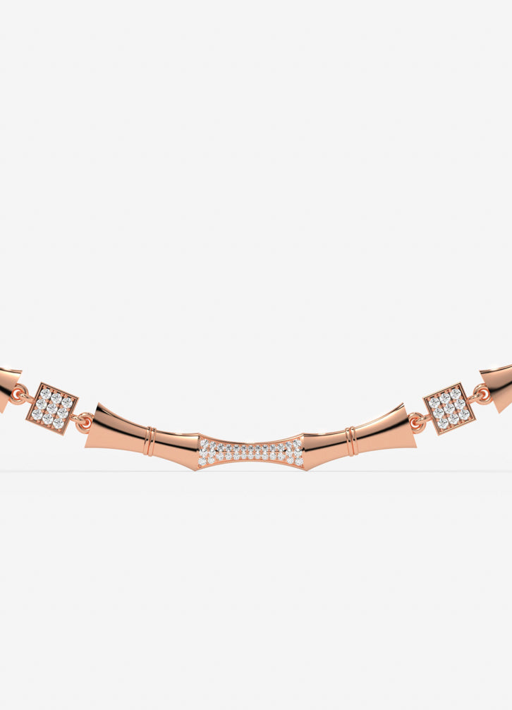 Rosvella Necklace in Rose Gold