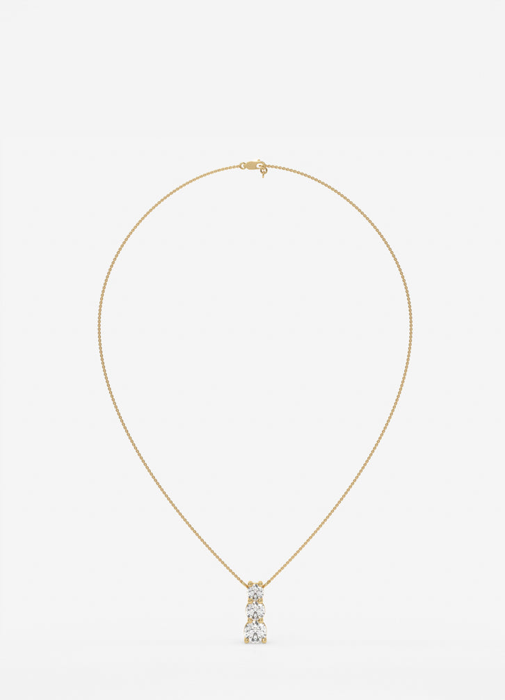 Trivelle Pendant in Yellow Gold