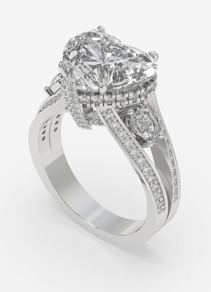 Valerisse Ring In White Gold