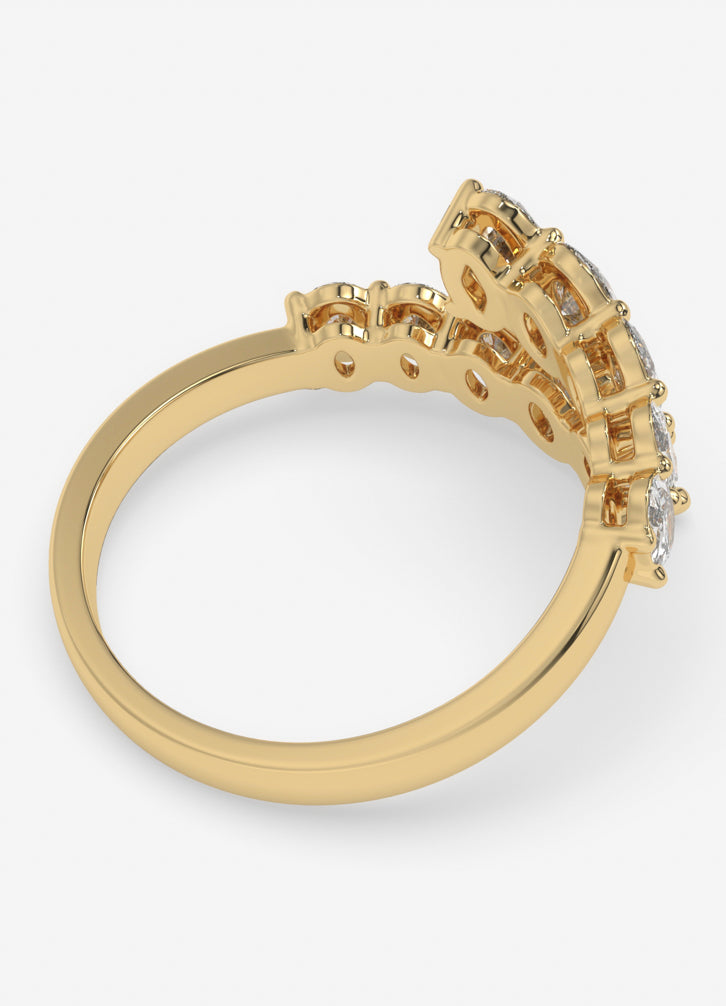 Solvane Ring In Yellow Gold