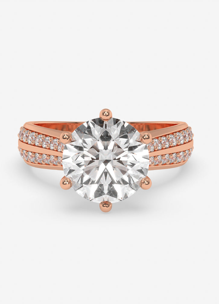 Coralia Ring in Rose Gold