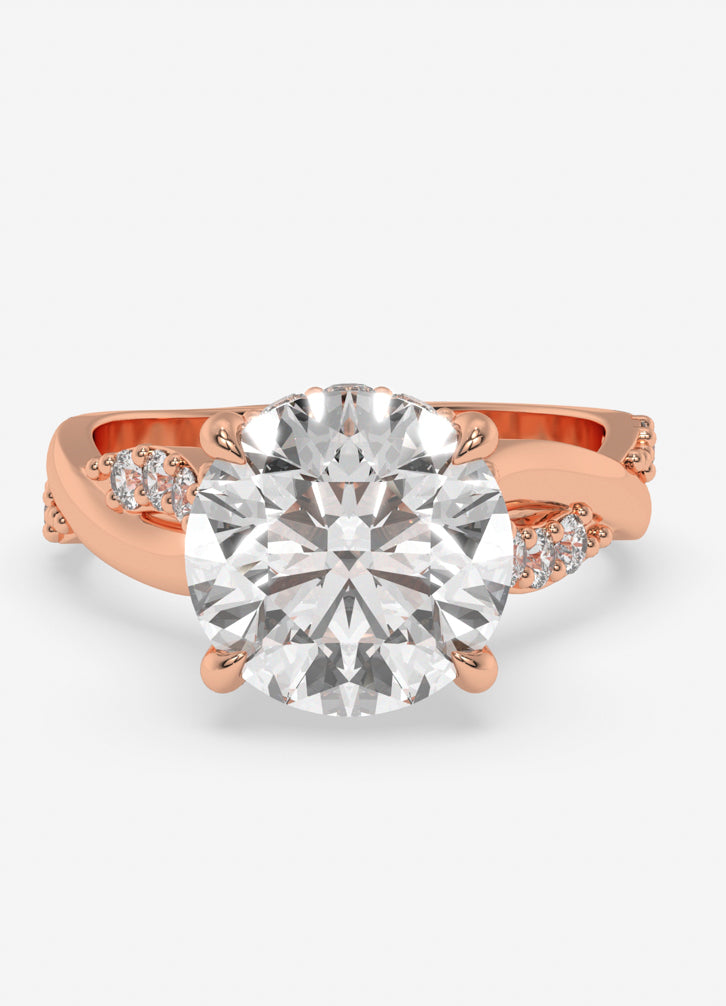 Kaelisse Ring in Rose Gold