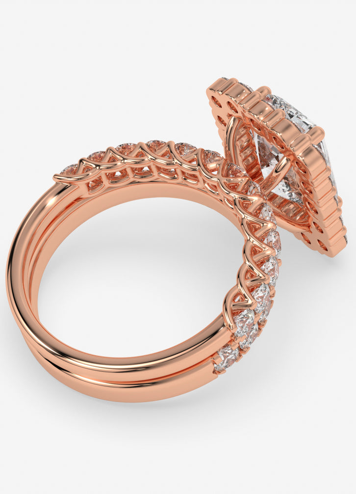 Caelora Ring in Rose Gold