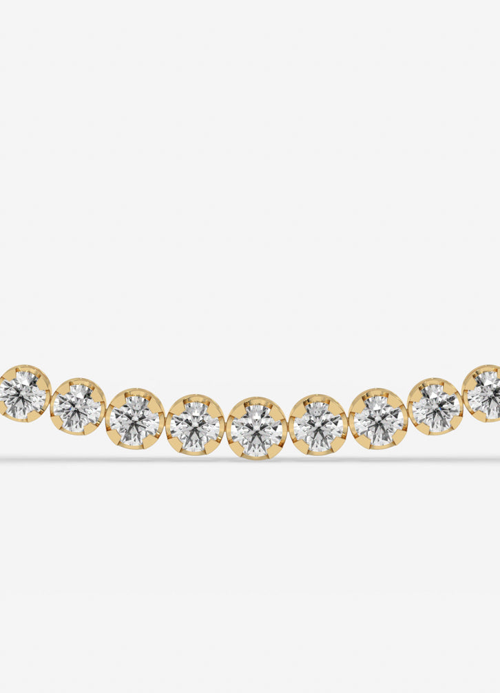 Regal Cascade Necklace in Yellow Gold