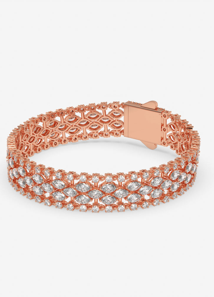 Eterna Spark Bracelet in Rose Gold