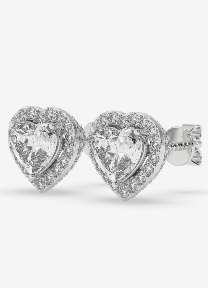 Solmira Studs in White Gold